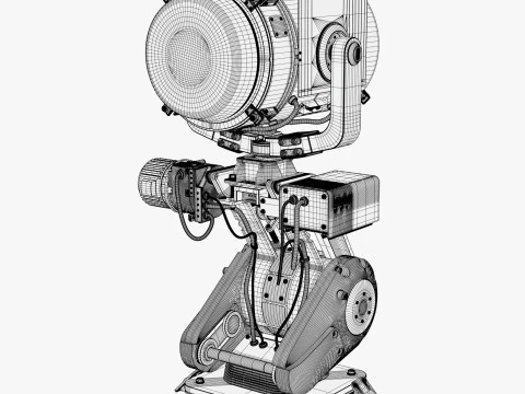 Automated Searchlight M1 3D Model