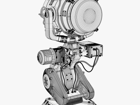 Automated Searchlight M1 3D Model