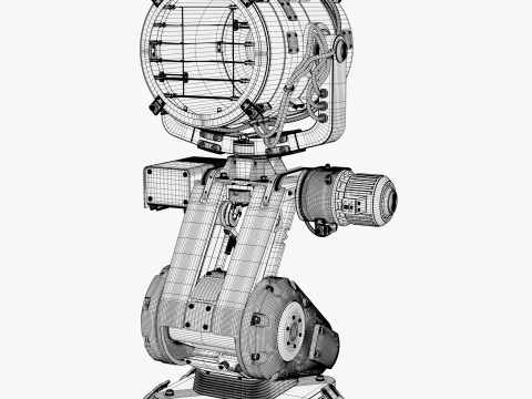 Automated Searchlight M1 3D Model