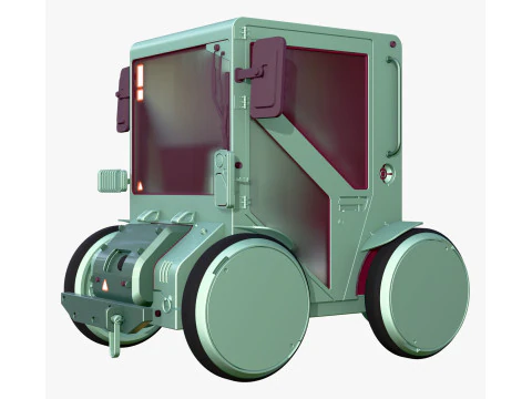 SciFi Micro Utility Vehicle M1 3D Model