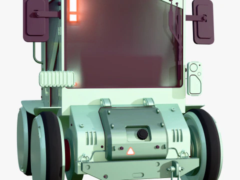 SciFi Micro Utility Vehicle M1 3D Model