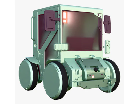 SciFi Micro Utility Vehicle M1 3D Model