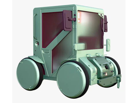 SciFi Micro Utility Vehicle M1 3D Model