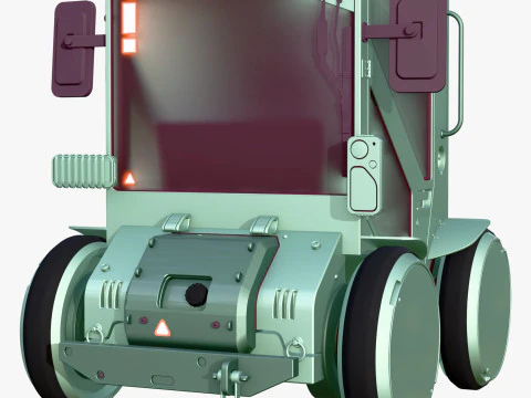 SciFi Micro Utility Vehicle M1 3D Model
