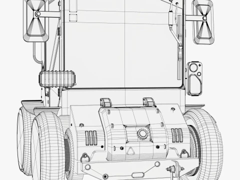 SciFi Micro Utility Vehicle M1 3D Model