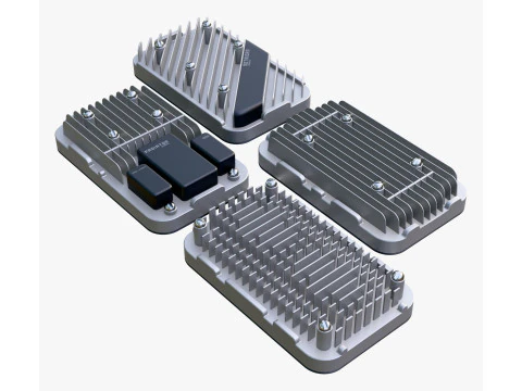 Cooling Heatsink Set M1 3D Model