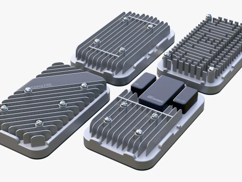 Cooling Heatsink Set M1 3D Model