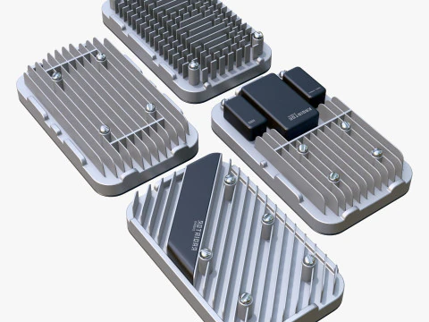 Cooling Heatsink Set M1 3D Model