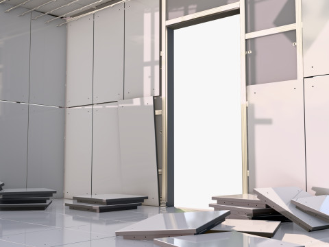 Заброшенный модульный стенд М1 3D Модель