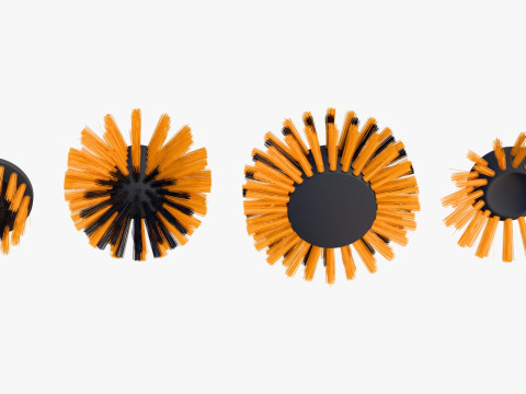 Drill Cleaning Brush Set M1 3D Model