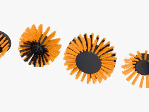 Drill Cleaning Brush Set M1 3D Model