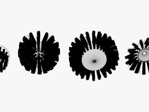 Drill Cleaning Brush Set M1 3D Model