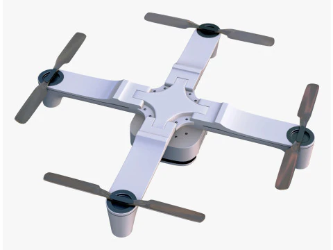 Foldable Quadcopter Drone M1 3D Model