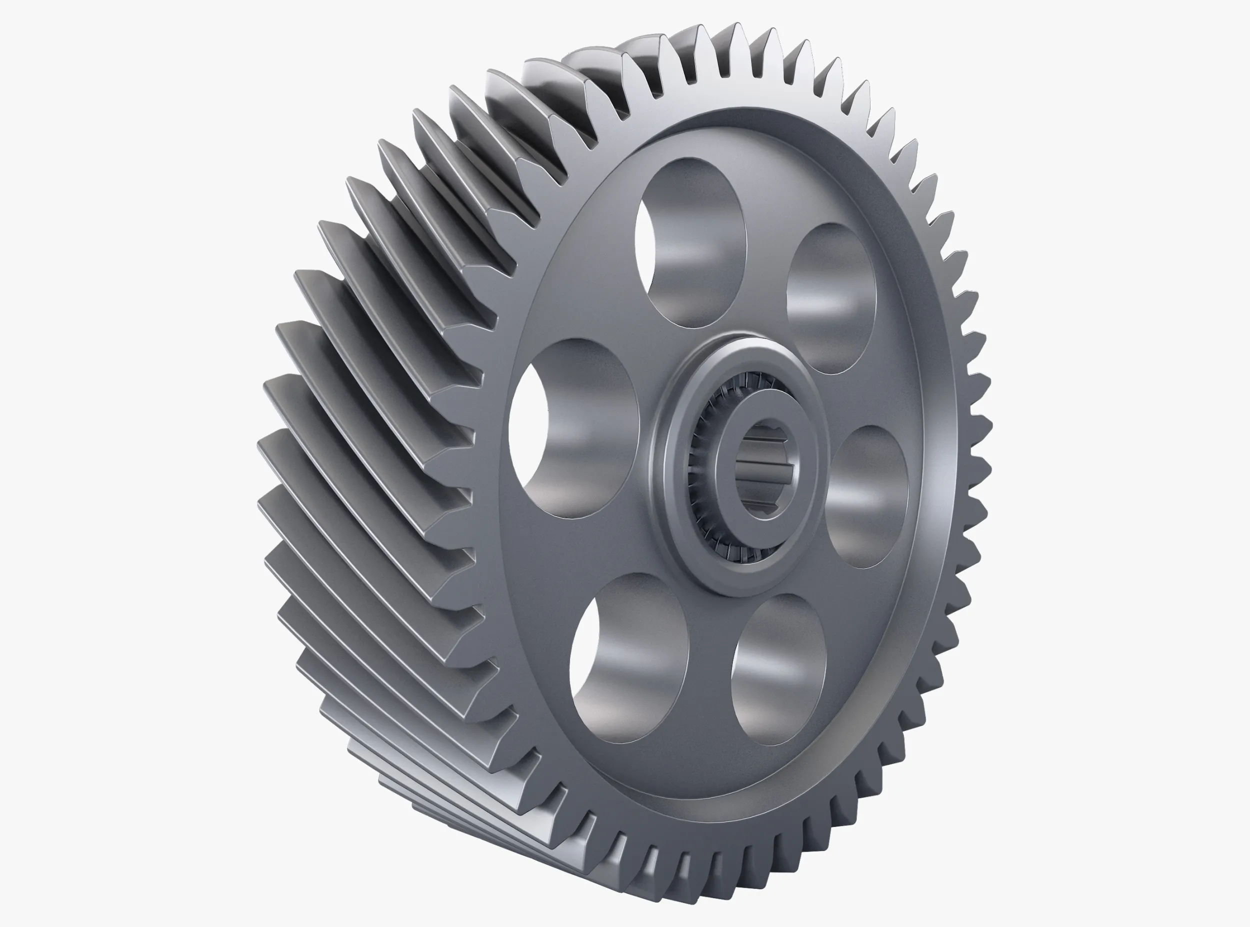 Gear Helical D335mm T96mm M1 3D Model .c4d .max .obj .3ds .fbx .stl .blend