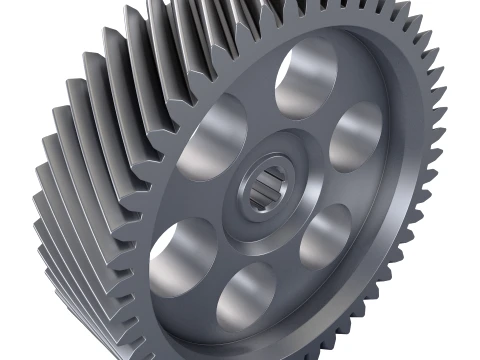 Gear Helical D335mm T96mm M1 3D Model