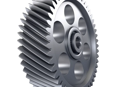 Gear Helical D335mm T96mm M1 3D Model