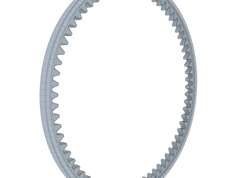 Gear Internal D414mm T15mm M1 3D Model