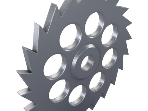 Gear Ratchet D184mm T13mm M1 3D Model