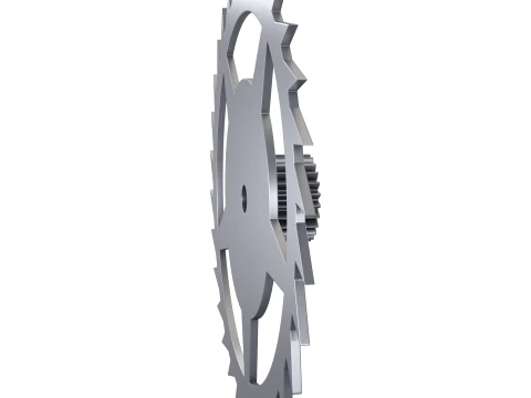 Gear Ratchet D369mm T51mm M1 3D Model