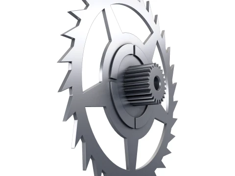 Gear Ratchet D369mm T51mm M1 3D Model