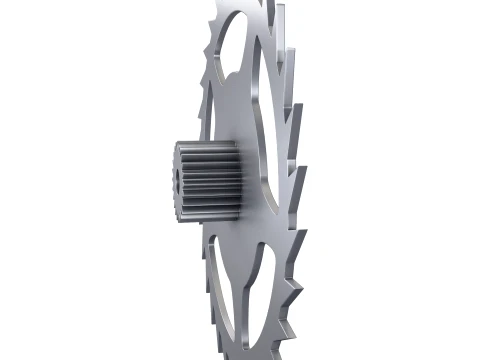 Gear Ratchet D369mm T53mm M1 3D Model