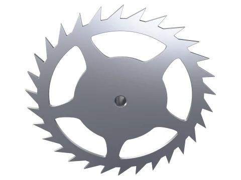 Gear Ratchet D369mm T53mm M1 3D Model