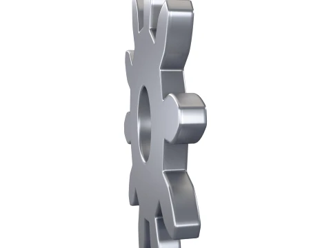 Gear Spur D85mm T6mm M1 3D Model