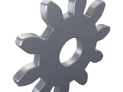 Gear Spur D85mm T6mm M1 3D Model