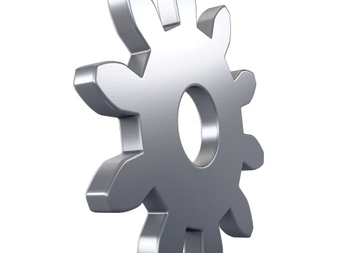 Gear Spur D85mm T6mm M1 3D Model