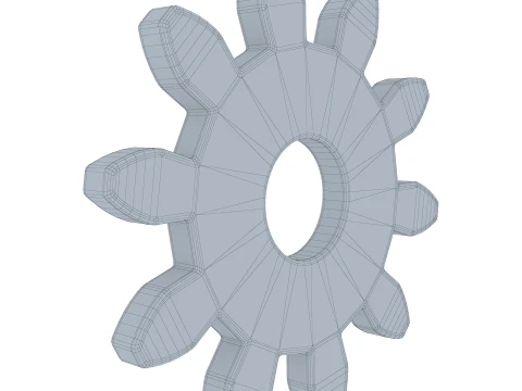 Gear Spur D85mm T6mm M1 3D Model