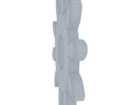 Gear Spur D85mm T6mm M1 3D Model