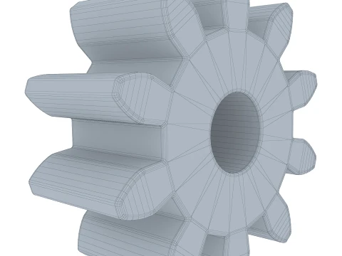 Gear Spur D85mm T36mm M1 3D Model