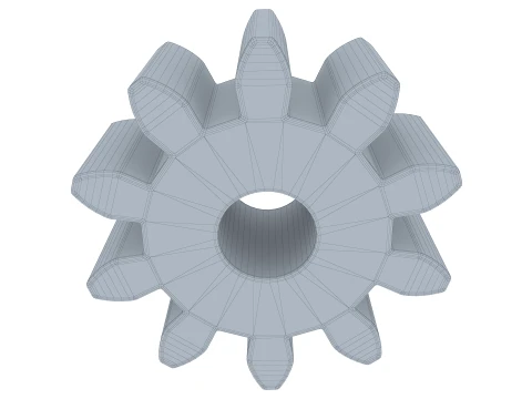 Gear Spur D85mm T36mm M1 3D Model
