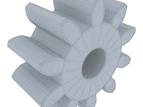 Gear Spur D85mm T36mm M1 3D Model