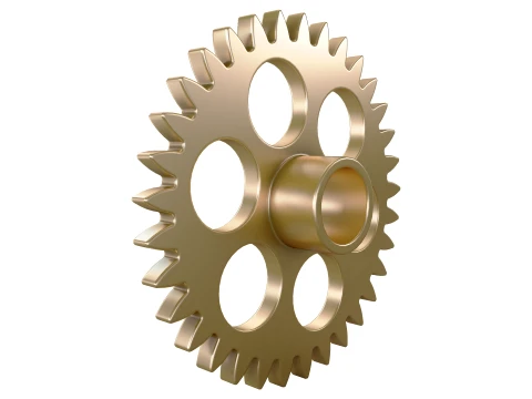 Zahnrad D110mm T23mm M1 3D Modell