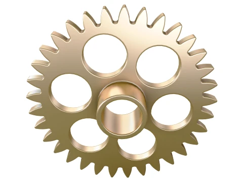 Gear Spur D110mm T23mm M1 3D Model