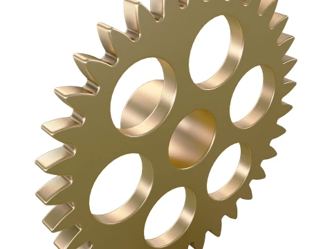 Gear Spur D110mm T23mm M1 3D Model