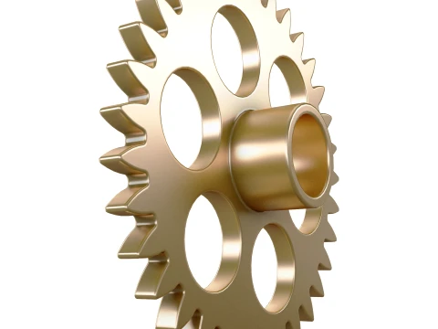Gear Spur D110mm T23mm M1 3D Model