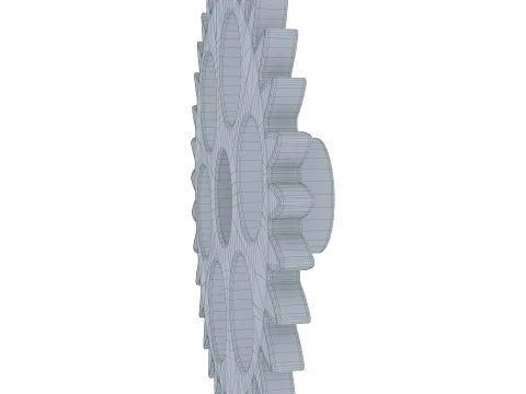 Gear Spur D110mm T23mm M1 3D Model