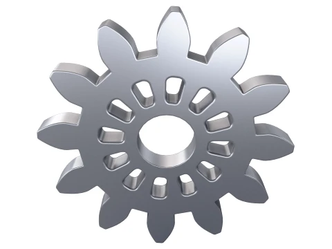 Gear Spur D119mm T12mm M1 3D Model