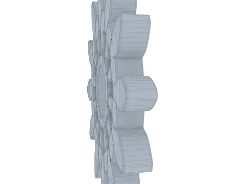 Gear Spur D119mm T12mm M1 3D Model