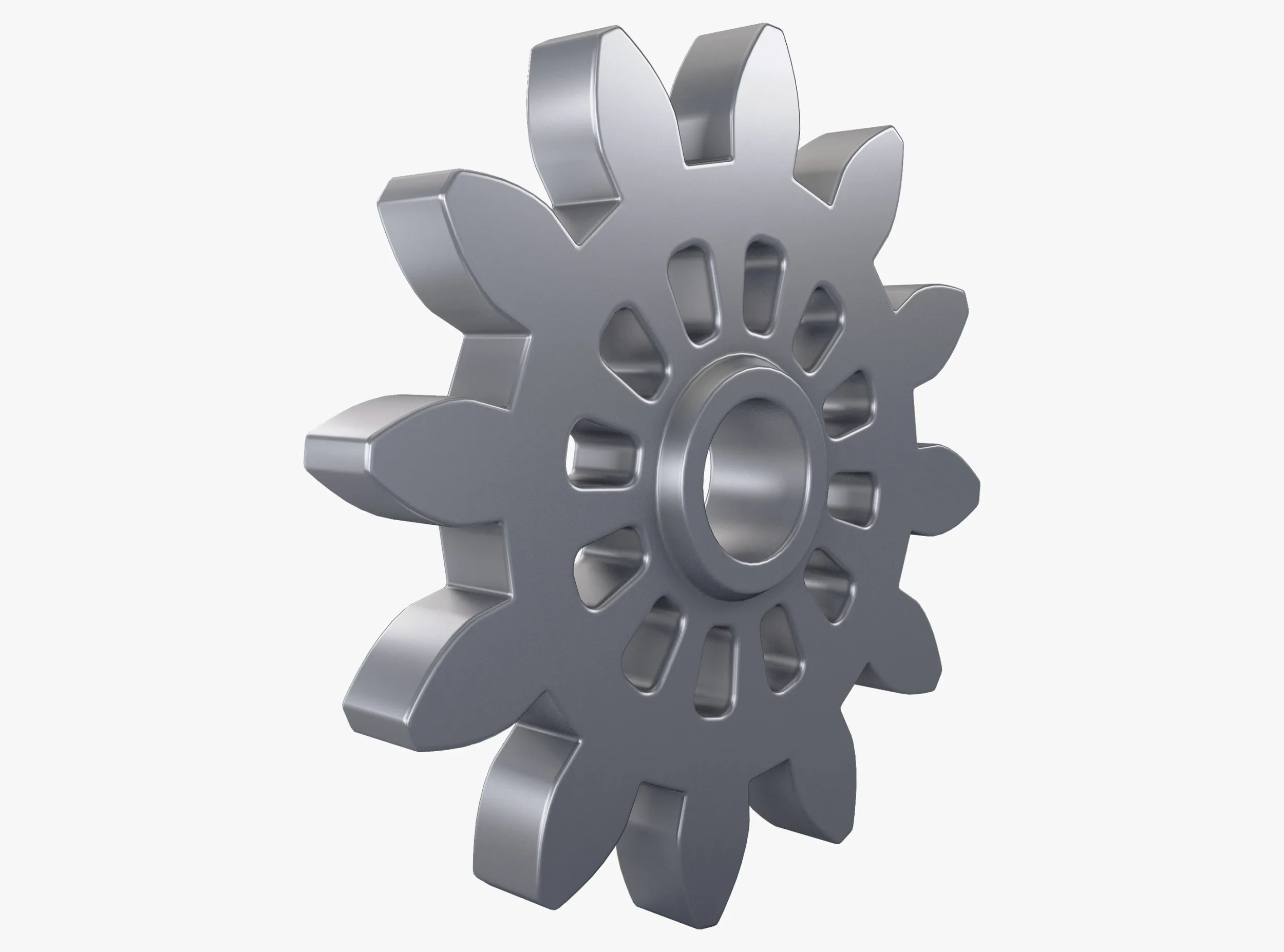 Gear Spur D119mm T18mm M1 3D Model .c4d .max .obj .3ds .fbx .stl .blend 