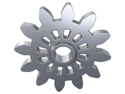 Gear Spur D119mm T18mm M1 3D Model