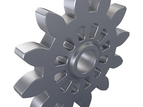 Gear Spur D119mm T18mm M1 3D Model