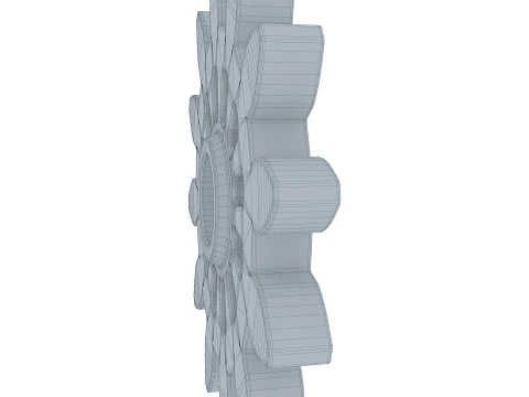 Gear Spur D119mm T18mm M1 3D Model