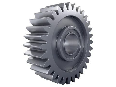 Zahnrad D121mm T38mm M1 3D Modell