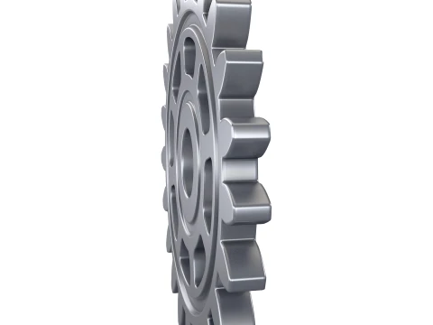 Gear Spur D122mm T9mm M1 3D Model