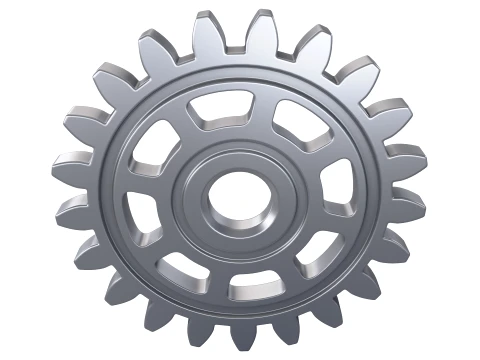 Gear Spur D122mm T9mm M1 3D Model