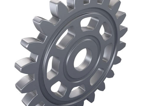 Gear Spur D122mm T9mm M1 3D Model