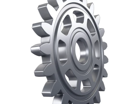 Gear Spur D122mm T9mm M1 3D Model